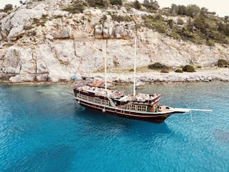 Rhodes Islands day cruise with Greek BBQ and unlimited drinks